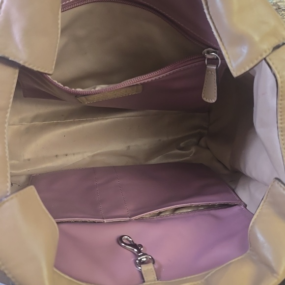 Coach Charlie Embossed Python Leather Tote. Model # F287239 - Picture 11 of 15